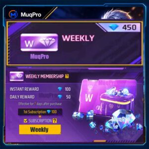 FREE FIRE Weekly Membership Mena Global