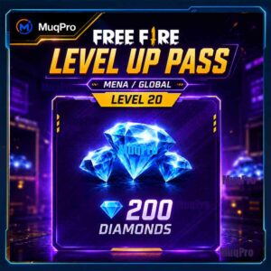 LEVER UP PASS 200 Diamonds LEVER 20 MENA GLOBAL